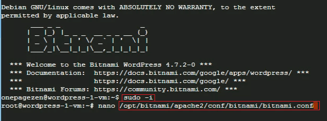 edit bitnami wordpress configuration file ssl certificate setup for wordpress on google cloud
