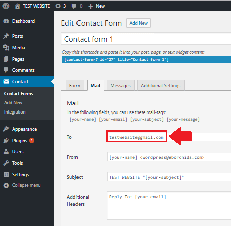 Configurar formulários de contato no WordPress no Google Cloud