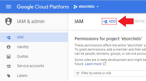 add users to google cloud projects