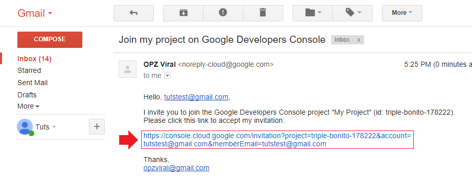 add users to google cloud projects