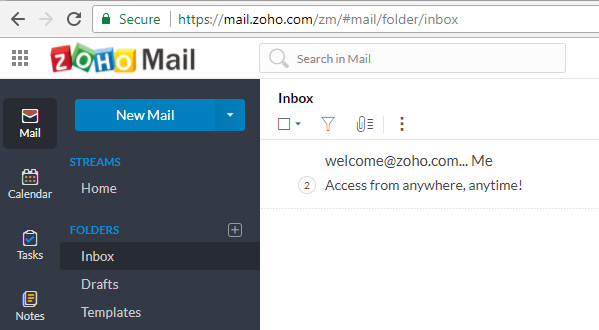 forward zoho mail to gmail