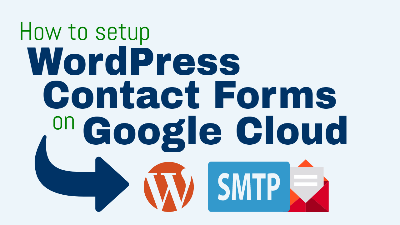 configure contact forms for wordpress on google cloud