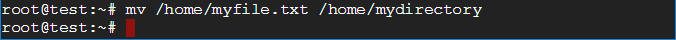 linux commands with examples move files
