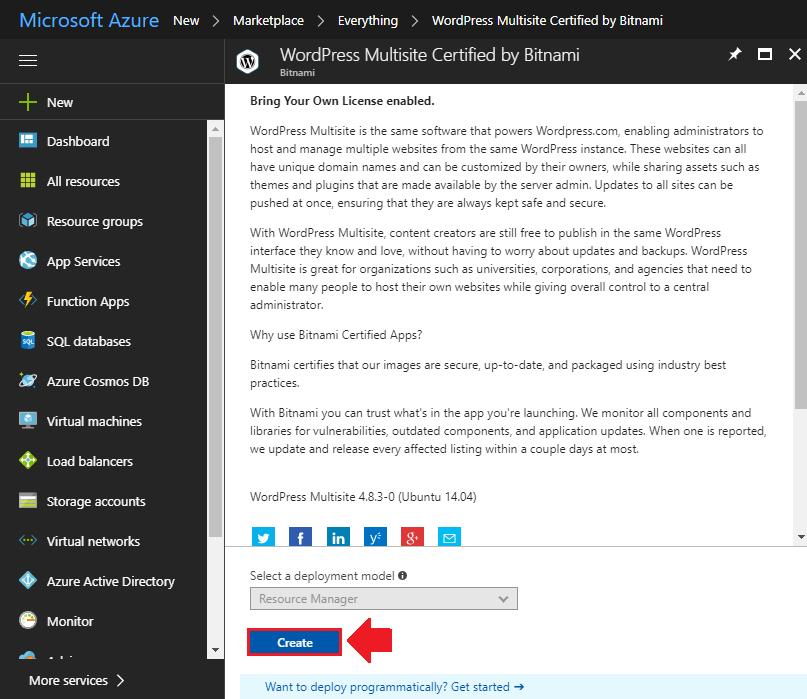 how-to-install-wordpress-on-azure-one-page-zen