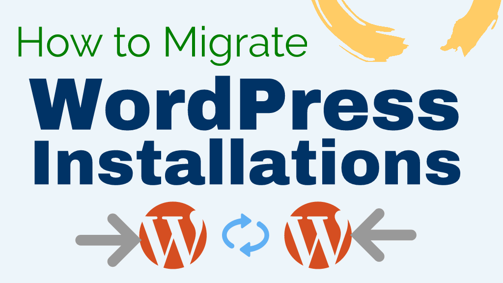 migrate wordpress installations