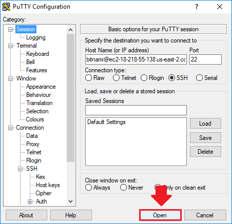 ssh into aws ec2