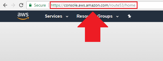 transfer domain to aws