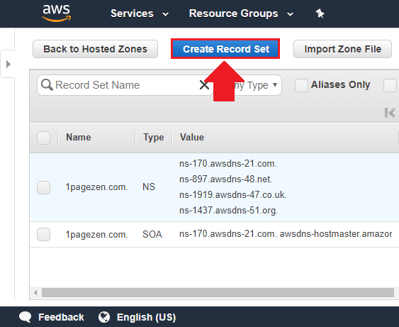 transfer domain to aws