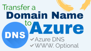 transfer a domain name to microsoft azure