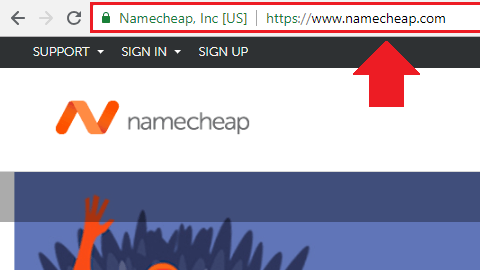 visit the domain name provider where you registered your domain name namecheap.com