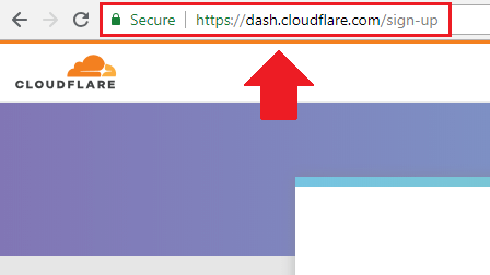 visit cloudflare.com in your web browser