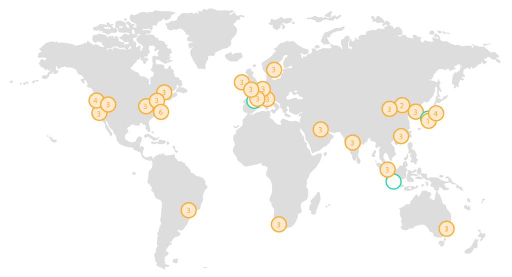 aws points of presence map